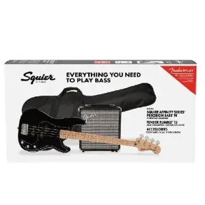 Fender Squier Affinity Series Precision Bass PJ Pack – Black