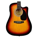 Fender Squier SA-105CE Sunburst Dreadnought Semi Acoustic Guitar