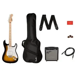Fender Squier Sonic Stratocaster Sunburst Guitar Pack