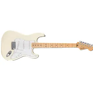 Fender Standard Stratocaster – Olympic White, Maple Fingerboard (Model 0266220505)