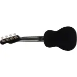 Fender Venice Soprano Ukulele Compact & Stylish – Satin Black Finish(0971610706)