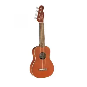 Fender Venice Soprano Ukulele – Natural Finish with Walnut Fingerboard | Model 0971610722