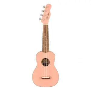 Fender Venice Soprano Ukulele – Shell Pink Finish