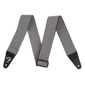 Fender WeighLess Guitar Strap – White Tweed – Ultra Comfort & Style