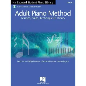 Hal Leonard Adult Piano Method Book 1 – Beginner Lessons