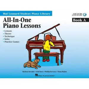Hal Leonard All-in-One Piano Lessons Book A with Audio & MIDI Access – Comprehensive piano Learning