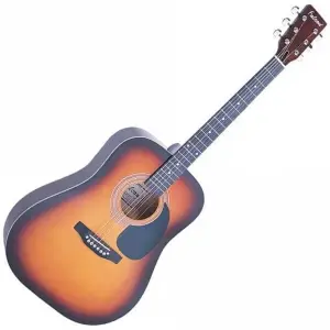 JHS Falcon FG100SB Western Acoustic Guitar Sunburst