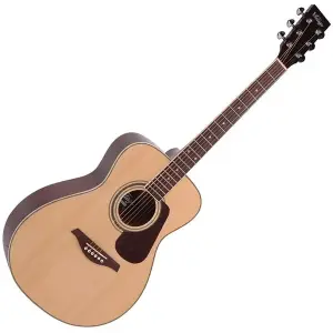 JHS Fg100Noft Falcon Acoustic Guitar Natural-Outfit