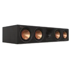 Klipsch RP-504C II Center Channel Speaker – High-Performance 4-Woofer Home Theater Speaker (Ebony Finish)