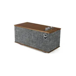 Klipsch The One II Wireless Tabletop Stereo Speaker – Walnut | Vintage Design, Premium Sound