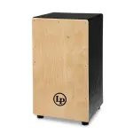 LP 1428NYN Black Box Cajon with Natural Faceplate – Built-in Snare System