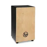 LP 1428NYN Black Box Cajon with Natural Faceplate – Built-in Snare System