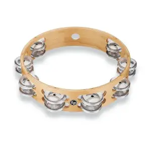 LP 380B-Al Pro 10 Double Row Tambourine-Aluminum