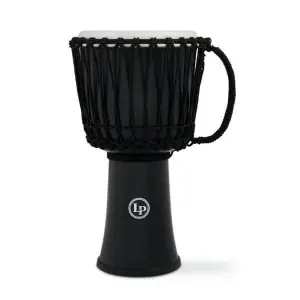 LP® LP2010 Black 10-INCH ROPE TUNED CIRCLE DJEMBE WITH PERFECT-PITCH HEAD
