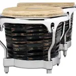 LP LP201AX-2RRB Raul Rekow Signature Bongos – Red Ripple Black