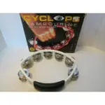 LP152 Cyclops Handheld Tambourine – Ergonomic Grip & Bright Steel Jingles