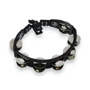 LP160 - CYCLOPS MOUNTED TAMBOURINE STEEL-Black
