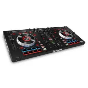Numark Mixtrack Platinum MFX – Pro DJ Controller with Touch-Sensitive In-Wheel Display