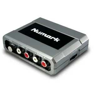 Numark Stereo I/O V2 Analog to Digital DJ Audio Interface with USB for Mac & PC