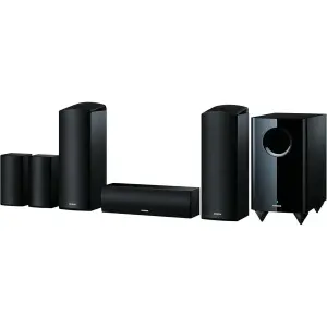 Onkyo SKS‑HT588 5.1.2‑Channel Dolby Atmos Speaker System – Black