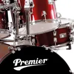 Premier K1 Olympic Series Acoustic Drum Kit – Red Sparkle