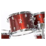 Premier Powerhouse Red Drum Kit – Professional 5-Piece Set