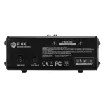 RCF F 6X 6-Channel Audio Mixing Console – Compact Analog Mixer