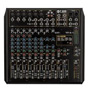 RCF F-12XR | 12-Channel Sound Mixer with Effects & USB Interface