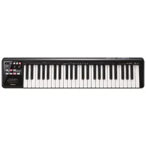 Roland A-49 MIDI Keyboard Controller – 49 Keys, Lightweight & USB Powered for Studio and Live Use