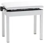 Roland BNC-05 White Piano Bench – Elegant and Adjustable Seat