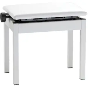 Roland BNC-05 White Piano Bench – Elegant and Adjustable Seat