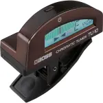 Roland BOSS TU-10-BN Clip-On Chromatic Tuner, Brown