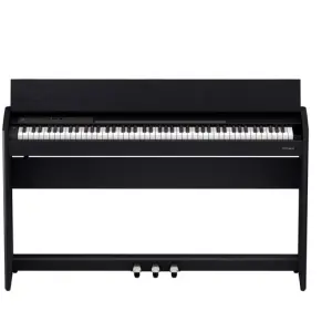 Roland F107 Digital Piano – Black | Compact 88-Key Weighted Keyboard with Bluetooth