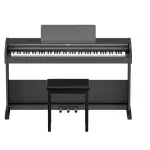 Roland F107 Digital Piano – Black | Compact 88-Key Weighted Keyboard with Bluetooth