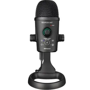 Roland GO:PODCAST USB Microphone – All-in-One Podcasting Mic