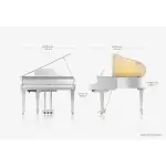 Roland GP609 Digital Grand Piano White