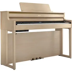 Roland HP704-LA Digital Piano with KSH704/2LA Stand – Light Oak Finish