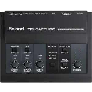 Roland UA-33 Tri-Capture USB Audio Interface – 3-Channel, High-Quality Recording