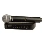 Shure BLX-24/PG58 Wireless Handheld Microphone – Clear Sound, Total Freedom
