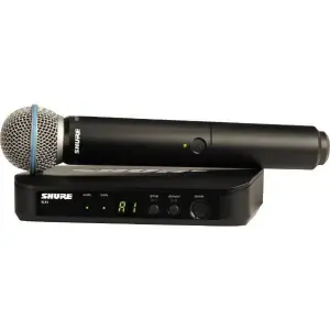 Shure BLX-24UK/B58 Wireless Handheld Microphone – Beta 58A & Reliable Performance