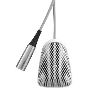 Shure CVB-W/C Boundary Microphone (White, Cardioid)