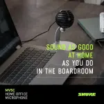 Shure MV5C USB Microphone for Home Office & Streaming