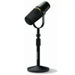 Shure MV7+ Podcast Microphone Bundle Studio-Quality Sound & USB/XLR – Black