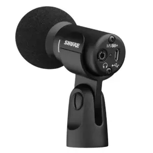 Shure MV88+ Stereo USB Microphone – High-Quality Audio for Recording & Streaming