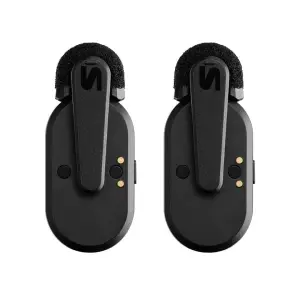 Shure MV-TWO-Z6 – Dual Wireless Lavalier Microphones with Charging Case for Smartphones and Content Creators