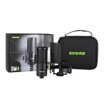 Shure SM4-K Microphone Kit – With Shock Mount & Case – Black
