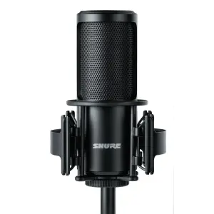Shure SM4-K Microphone Kit – With Shock Mount & Case – Black