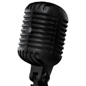 Shure Super 55-BLK – Classic Retro Vocal Microphone (Black)