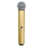 Shure WA712 Gold Color handle for BLX2 transmitter with PG58 capsule