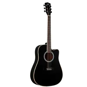 UNISTAR ED15-BK 41" Acoustic Guitar with Bag